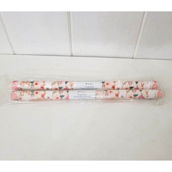 Spoonflower Pre-Pasted Removable Smooth Wallpaper - Corgi Dog & Floral Print Two - Picture 4 of 5